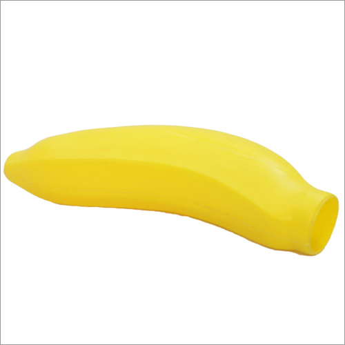 Yellow Plastic Banana Candy Bottle