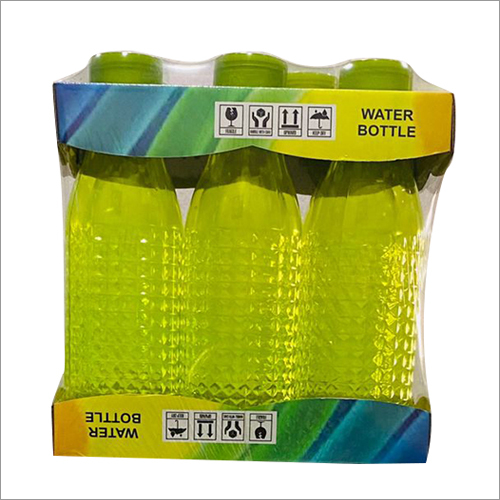 6 Pcs Plastic Water Bottle Set