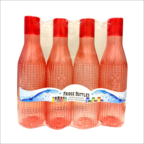 4 Pcs Rado Fridge Plastic Water Bottle Set