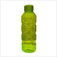 Zigzag Green Plastic Water Bottle