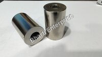 Aluminum Bush - Round Shape, Custom Dimensions, White Or Custom Color | Alloy Material, Cnc Machined, Oxidized Or Plated Surface Treatment