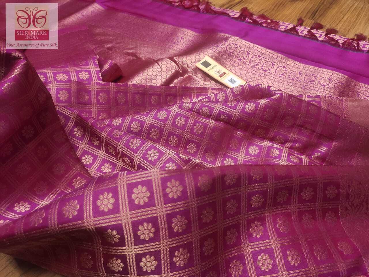 new weddind wear kanjivaram silk saree