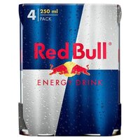 Red Bull Energy Drink - 250ml & 500ml | Light Yellow, Normal Flavor, 24 Months Shelf Life