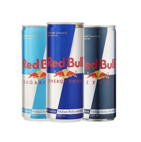 Light Yellow Red Bull Energy Drinks Cans At Wholesale