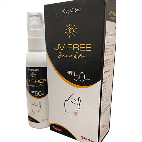 Skin Care Equipment Uv Free Sunscreen Lotion Spf 50 Plus