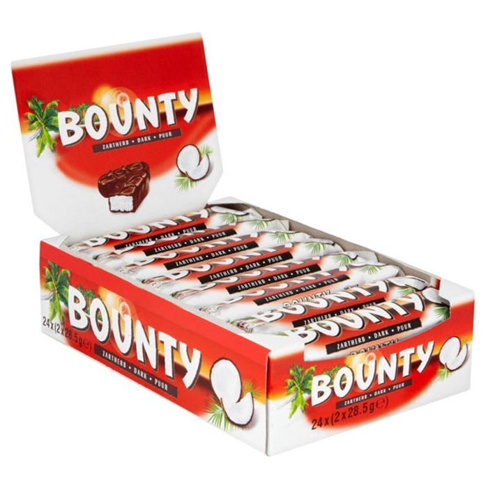 Original Bounty Chocolate Coconut Filled Bar At Low Prices