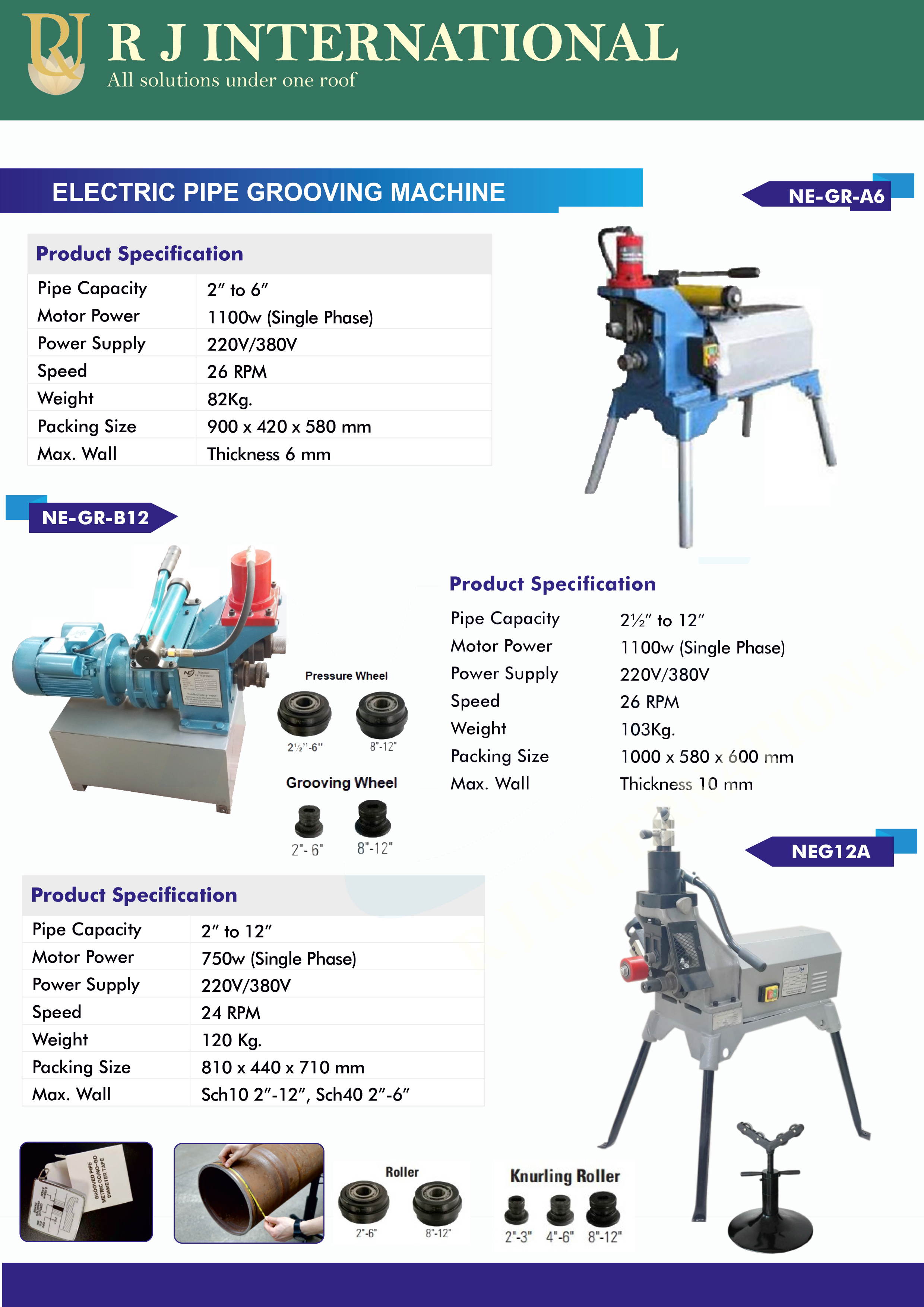 Pipe Grooving Machine