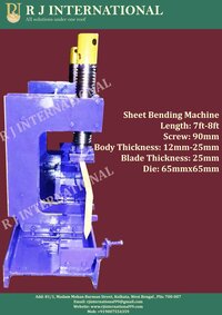 Sheet Bending Machines