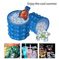 Silicone Ice Cube Maker Space Saving Ice Cube Genie