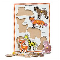 Animals Puzzle With Knobs