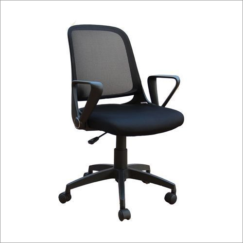 Black Low Back Chair Height: 3 Foot (Ft)