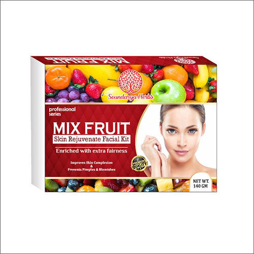 Smooth Texture Mix Fruit 140G Skin Rejuvenate Facial Kit