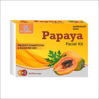 6 In 1 Papaya Facial Kit - 140gm Cream For All Skin Types, Smudge Proof & Waterproof | Safe To Use, Smooth Texture, Standard Quality