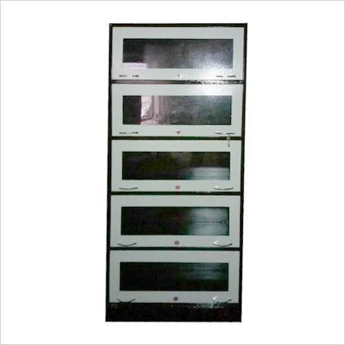 66 X 33 X 12 Inch Metal Bookcase By R. K. FURNITURES & INTERIORS