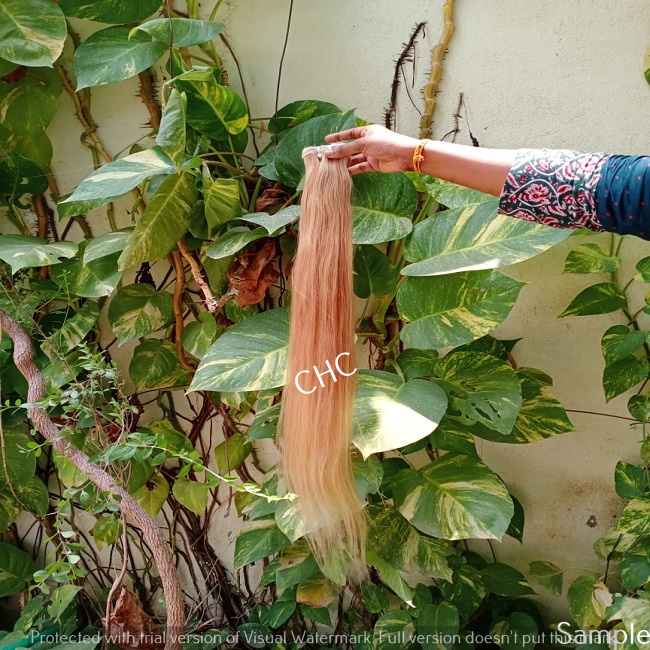 Natural Straight Blonde 613 Colour Human Hair