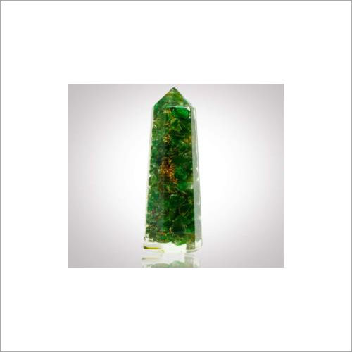 Green Jade Orgonite Wand