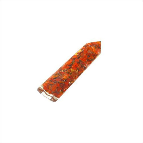 Red Jaspher Orgonite Wand