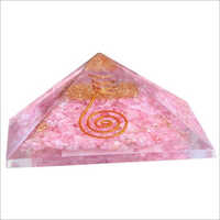 Rose Quartz Orgonite Pyramid