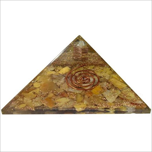 Yellow Aventurine Orgonite Pyramid