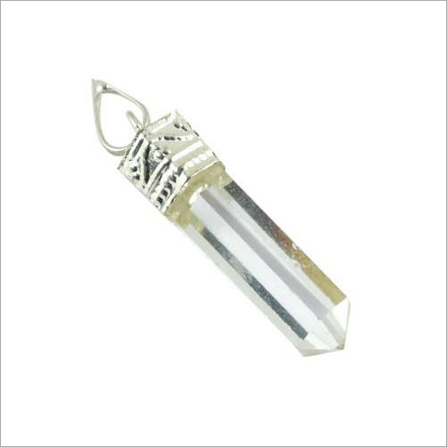 Clear Quartz Pencil Pendant