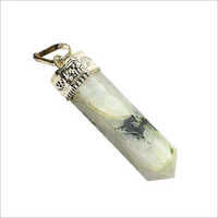 Rainbow Moonstone Pencil Pendant