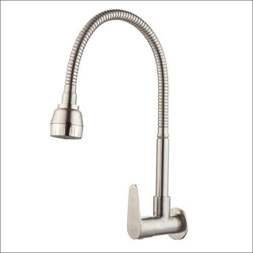 Stainless Steel Sink Cock With Adjustable Spout