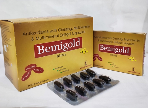 Antioxidants With Ginseng Multivitamin And Multimineral Softgel