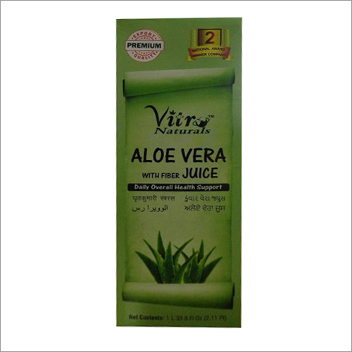Herbal Supplements Aloe Vera Fibrous Juice