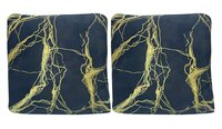 Polyester Throw Pillow Case Cushion Cover Home Sofa Decorative 16.5x16.5 inch Marble Finish