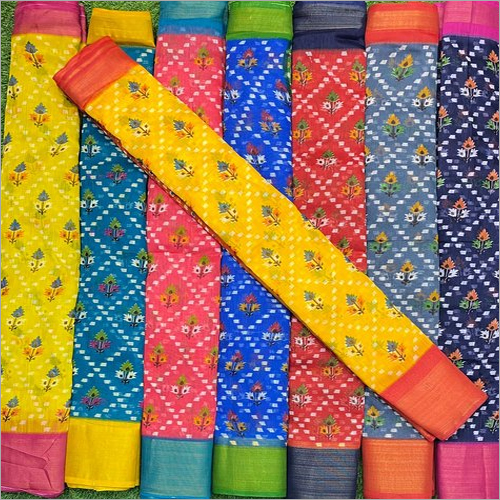 Ladies  Printed Cotton Saree