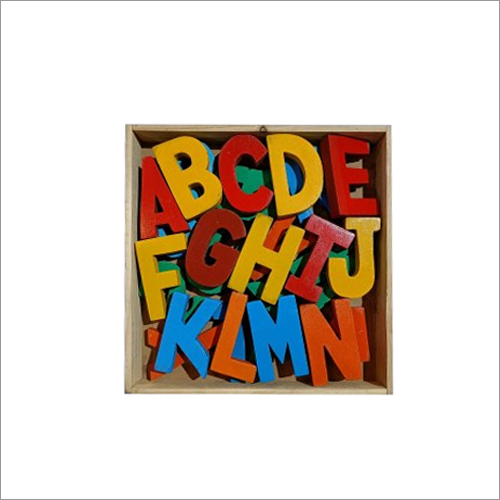 Wooden Coloured A To Z Letters By JAI SHREE BALAJI