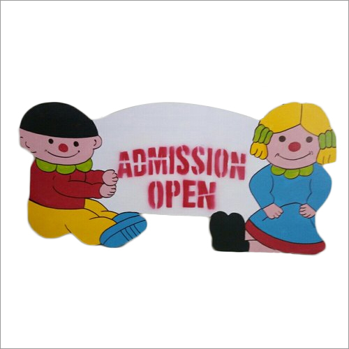 Wall Decoration Admission Open Cut Out