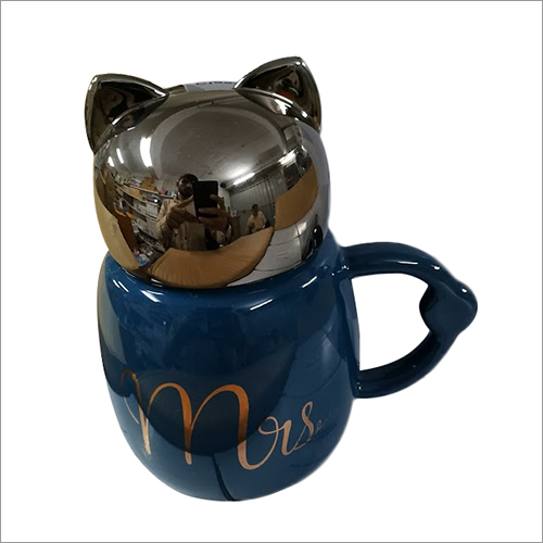 Cat Ear Ceramic Mug