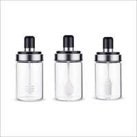 3 Pcs Borosilicate Jar Set