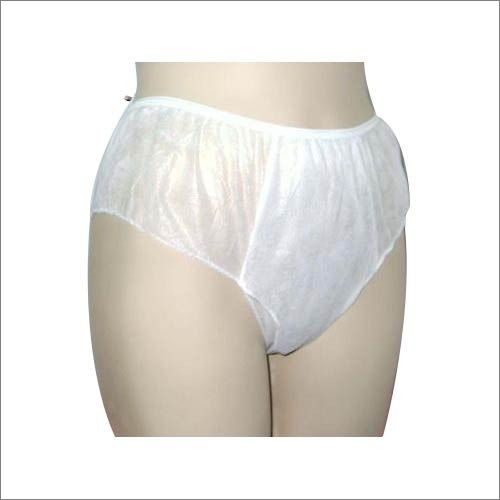 Plain White Disposable Male Brief, Spun Lace, Xl, Xxl, Xxxl Size