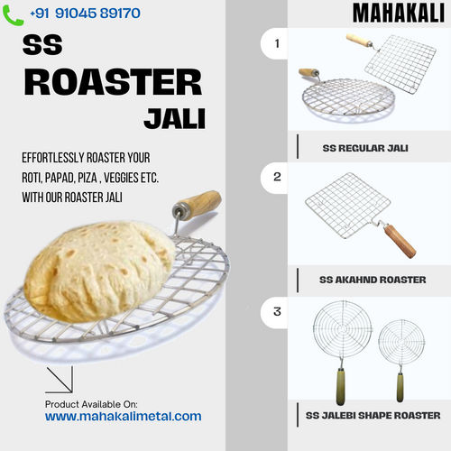 Stainless Steel Papad Roaster