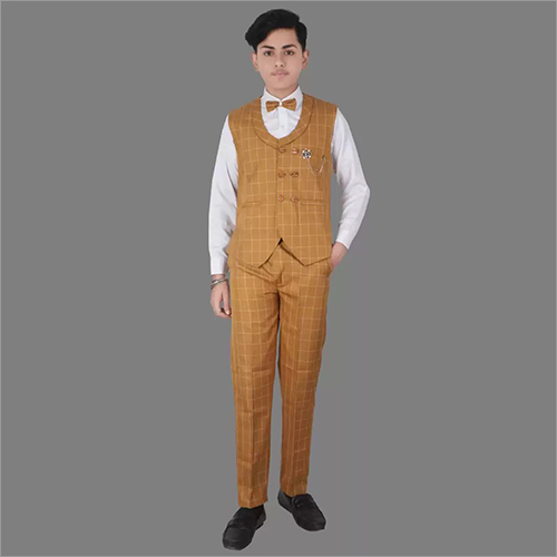 Mustard Check 2 Piece Set