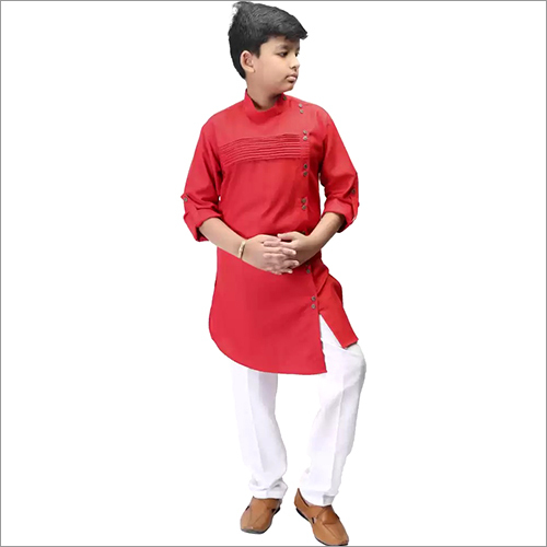 Red Kurta Pajama