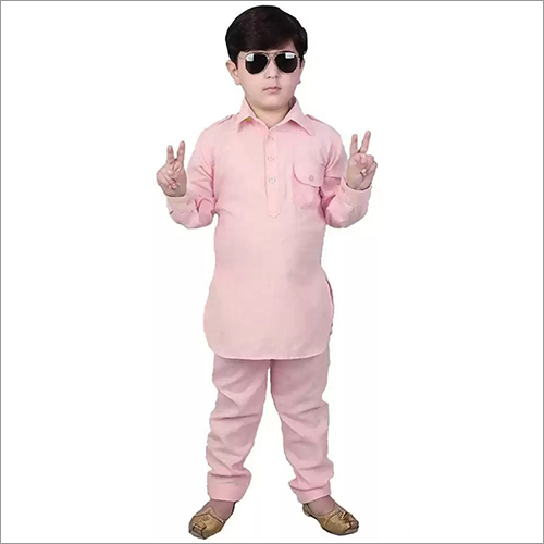 Pink Pathani Set Gender: Boys