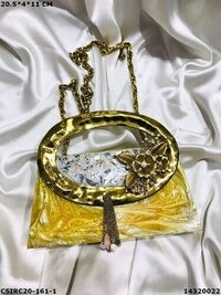 Designer Bridal Resin Clutch Bag
