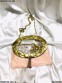 Designer Bridal Resin Clutch Bag