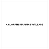 Chlorpheniramine Maleate