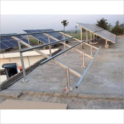 Galvanized Iron Solar Panel Stand Structure By VATSALYA ENTERPRISES