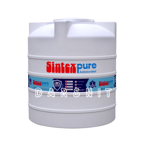 White Sintex Pure Antimicrobial Water Tank