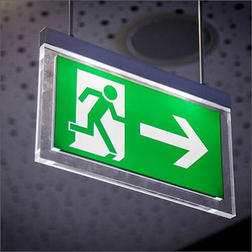 Various Colors Available Led Fire Exit Signages Board
