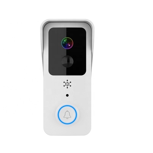 Waterproof 5G WiFi 1080P Video Doorbell Camera - IP54 Rating, 2.0MP Sensor, 5200mAh Rechargeable Batteries, PIR Motion Detection, Night Vision, Two-Way Audio, Remote Access via Tuya APP