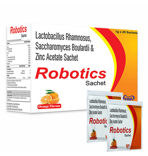 Lactobacillus Rhamnosus Saccharomyces Boulardii Fructooligosaccharides (FOS) with Zinc Sachets