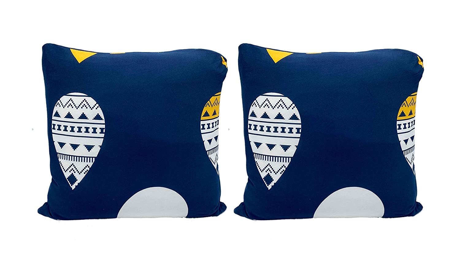 House of Quirk Polyester Throw Pillow Case Printed Cushion Cover Home Sofa Decorative 16.5x16.5 inch