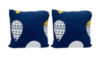 House of Quirk Polyester Throw Pillow Case Printed Cushion Cover Home Sofa Decorative 16.5x16.5 inch