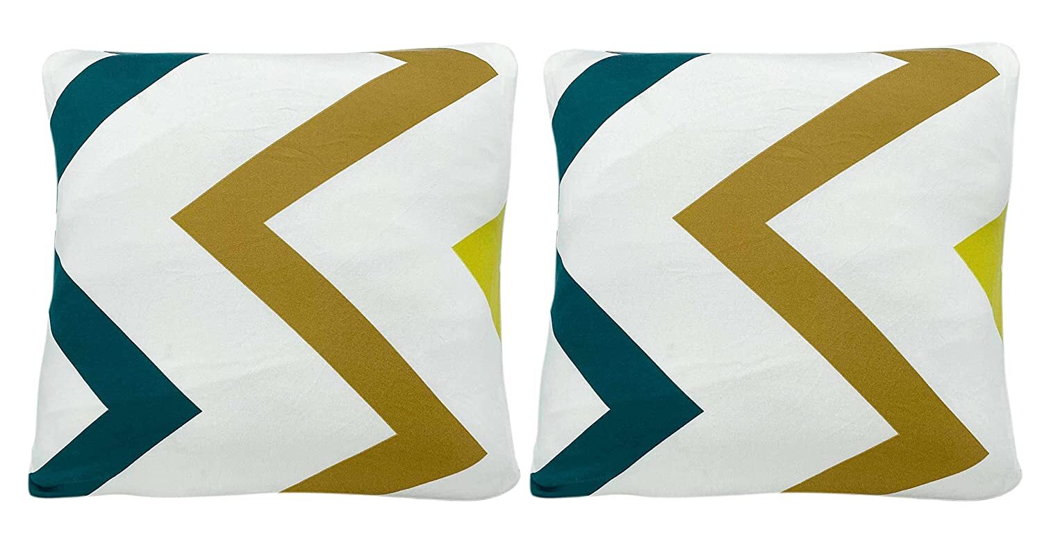 House of Quirk Polyester Throw Pillow Case Printed Cushion Cover Home Sofa Decorative 16.5x16.5 inch